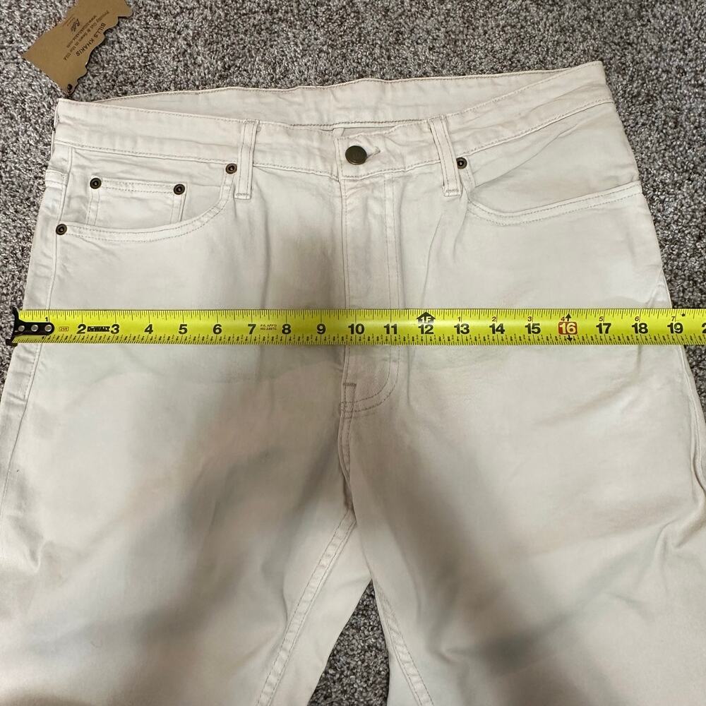 BILLS KHAKIS Men's 5-Pkt Classic Fit Bullard Twill Size 34 In Bone - Picture 7 of 11